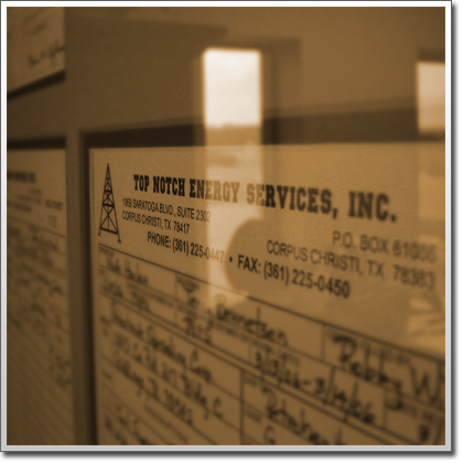 Top Notch Energy's First Invoice